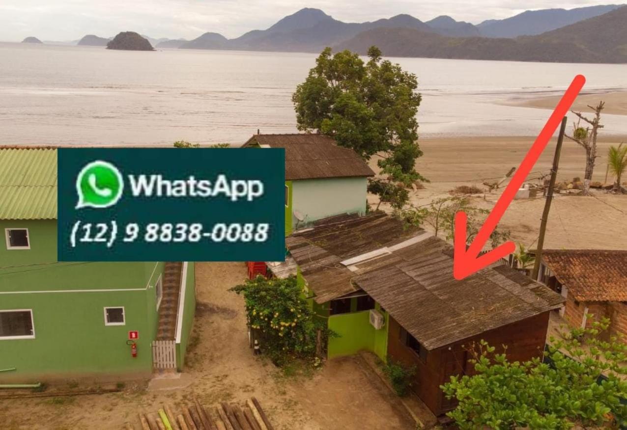 827 Chale Pe Na Areia, Completo Na Praia Do Estaleiro Em Ubatuba - 1 Dormitorio, 1 Banheiro, 1 Vaga De Garagem Exterior photo