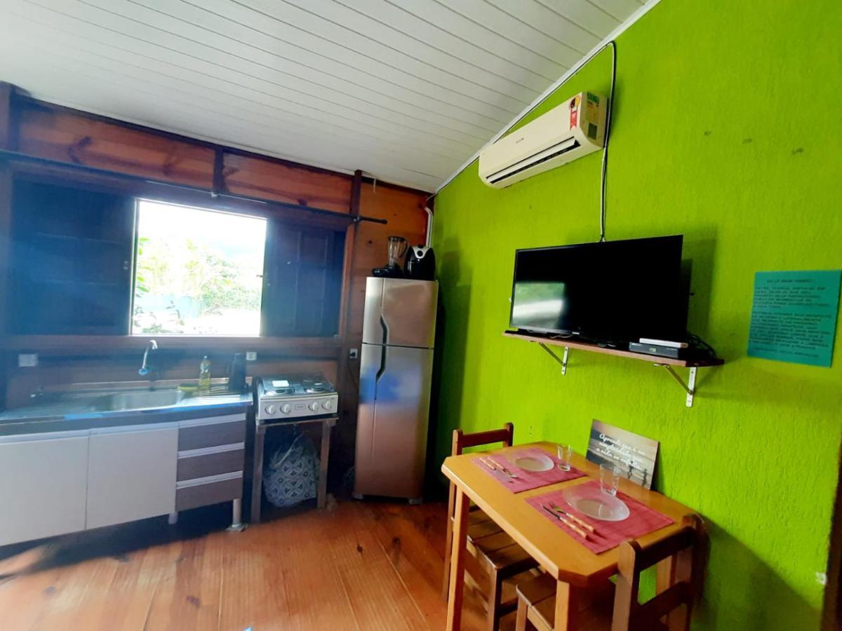 827 Chale Pe Na Areia, Completo Na Praia Do Estaleiro Em Ubatuba - 1 Dormitorio, 1 Banheiro, 1 Vaga De Garagem Exterior photo
